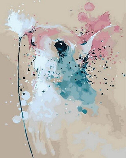 Female Illustration   Paint by Numbers