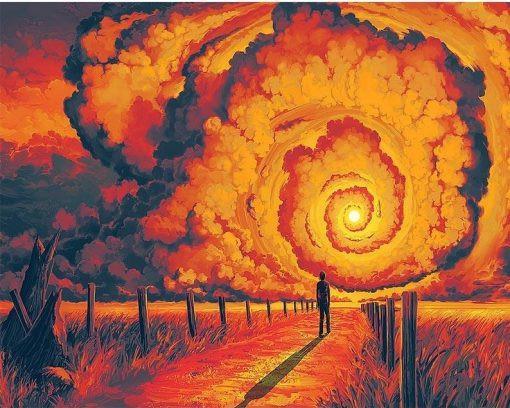 Clouds Paint by Numbers