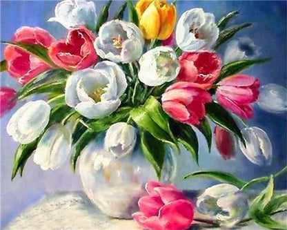 Fleurs  Peinture par numéros