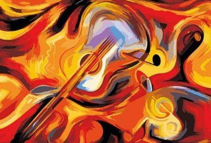 Yellow Smoke Paint by Numbers