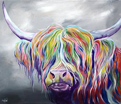 Colorful Bull Head Paint by Numbers