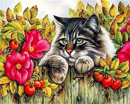 Cat Paint by Numbers