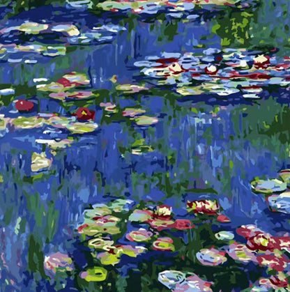 Lotus Pond Paint by Numbers
