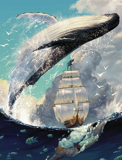 Dolphin Paint by Numbers